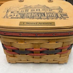 Handcrafted Basket with House Design